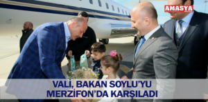 vali bakan soylu karşılama