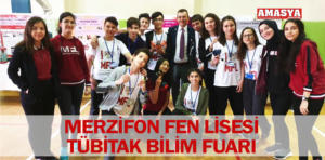 merzifon fen lisesi bilim fuarı