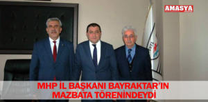 mhp il başkanı taşova mazbata