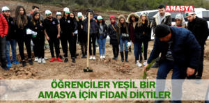 öğrenciler fidan dikti