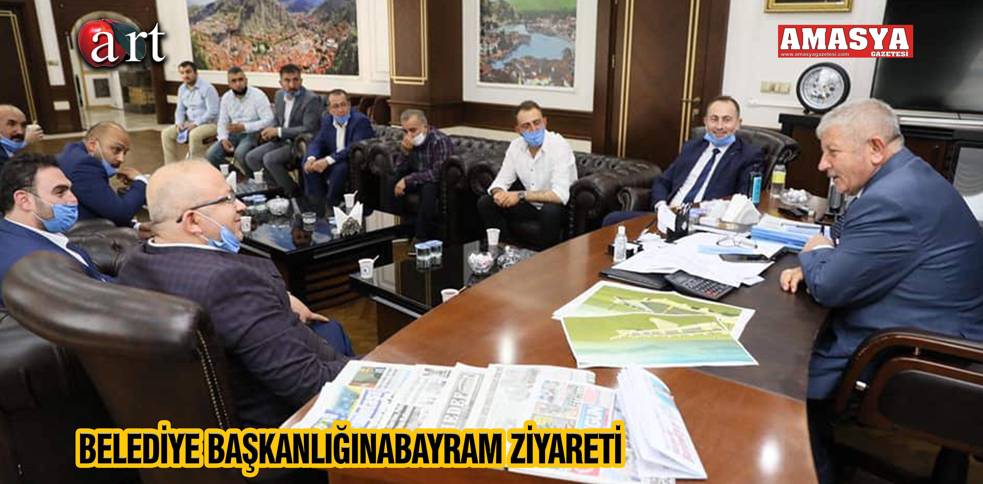 BELEDİYE BAŞKANLIĞINABAYRAM ZİYARETİ