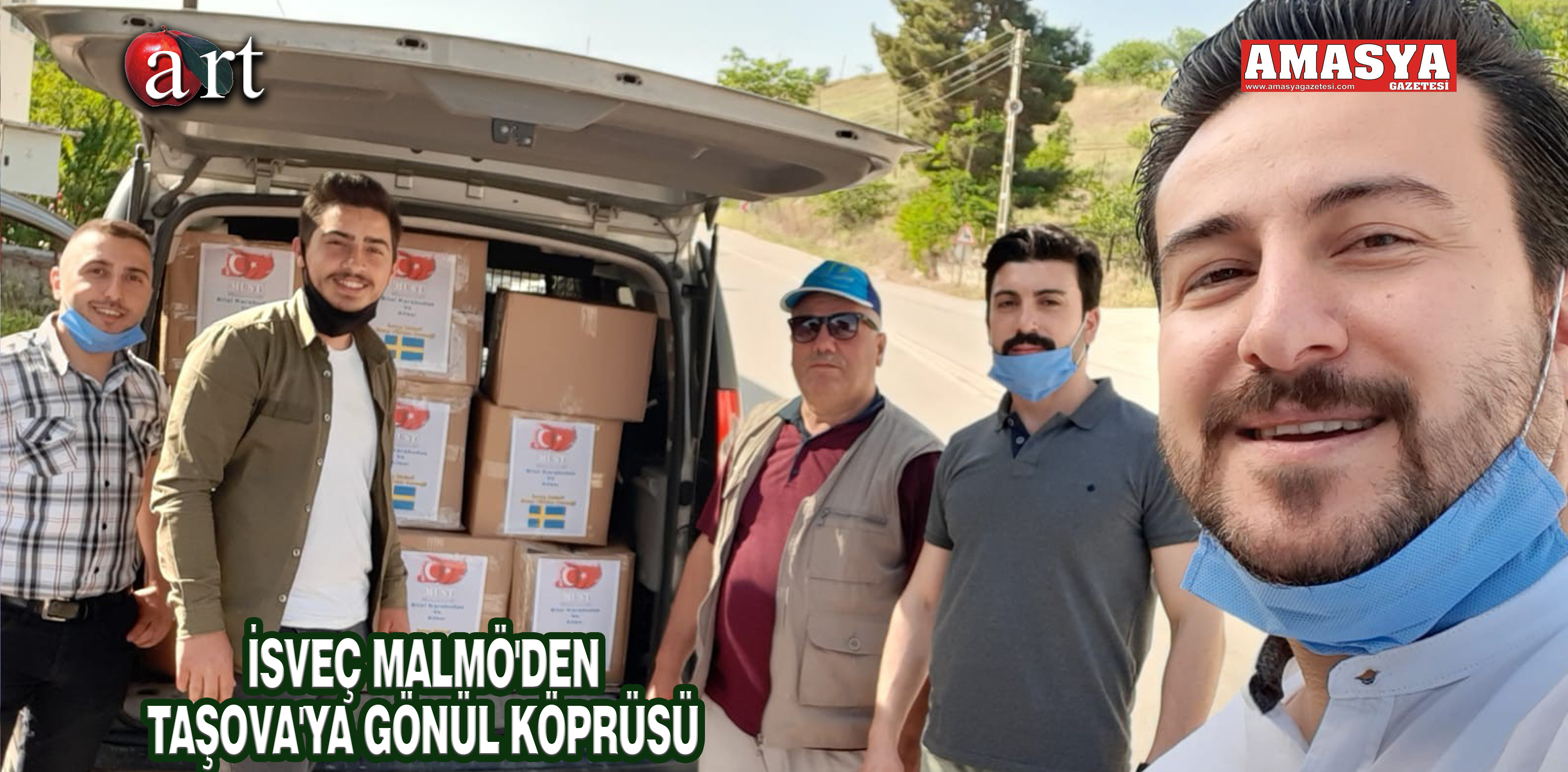 İSVEÇ MALMÖ’DEN TAŞOVA’YA GÖNÜL KÖPRÜSÜ