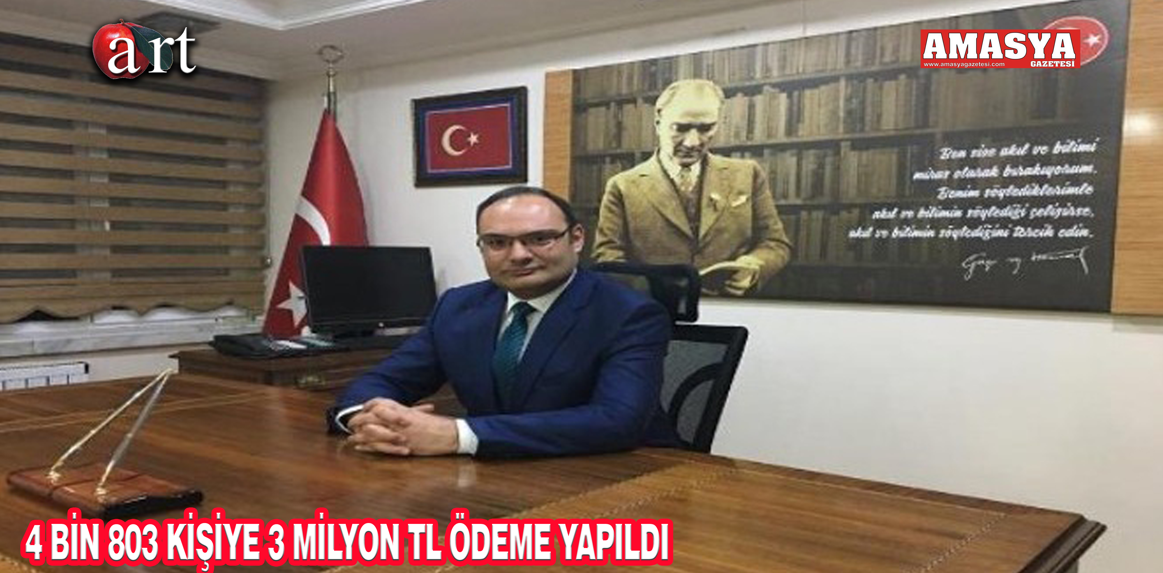 4 BİN 803 KİŞİYE 3 MİLYON TL ÖDEME YAPILDI