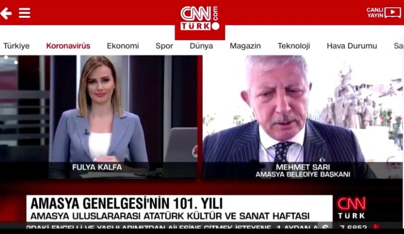 BAŞKAN SARI, CANLI YAYINDA 101 YILLIK GURURU ANLATTI