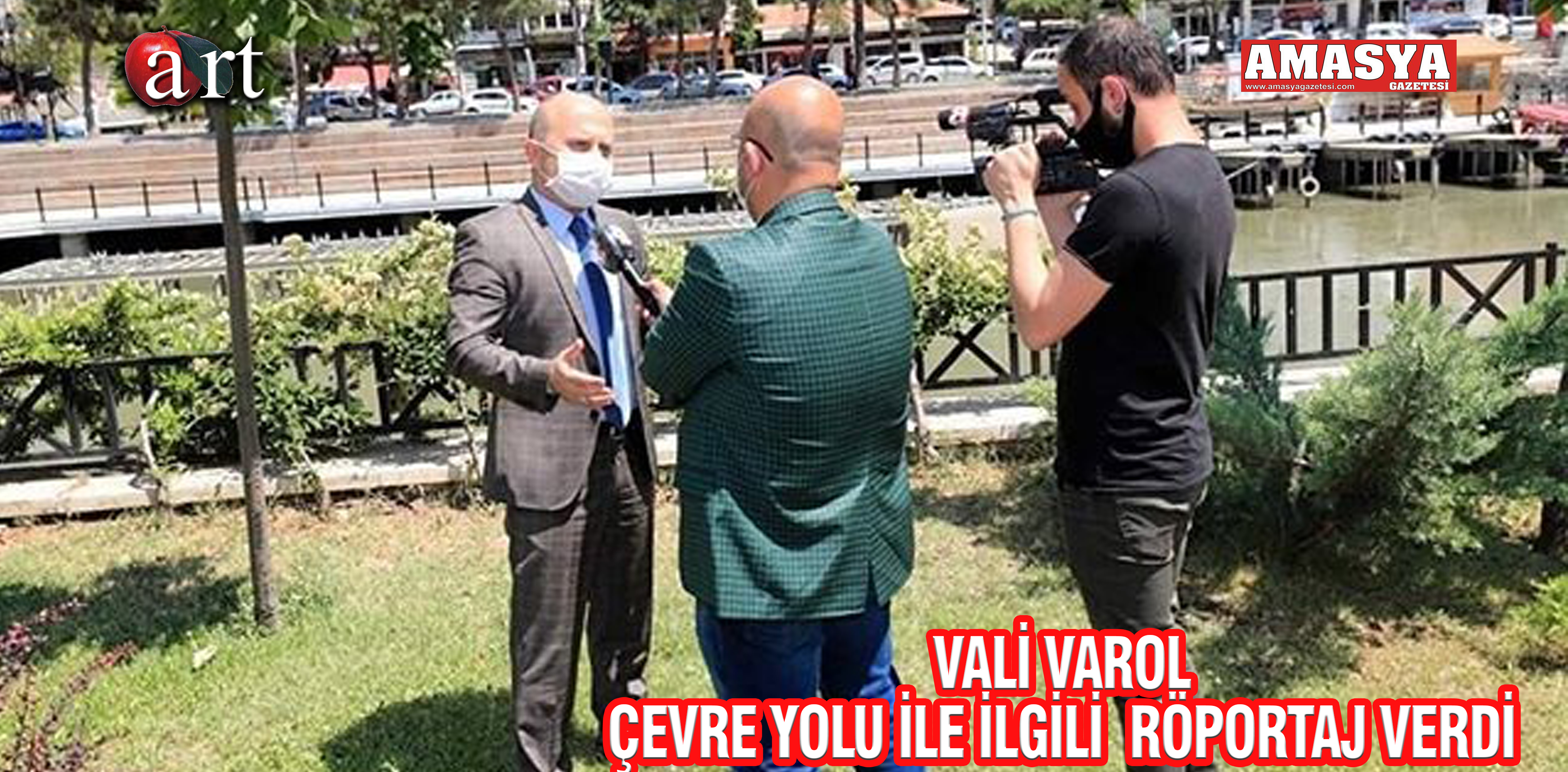 ÇEVRE YOLU İLE İLGİLİ A HABER KANALINA RÖPORTAJ VERDİ