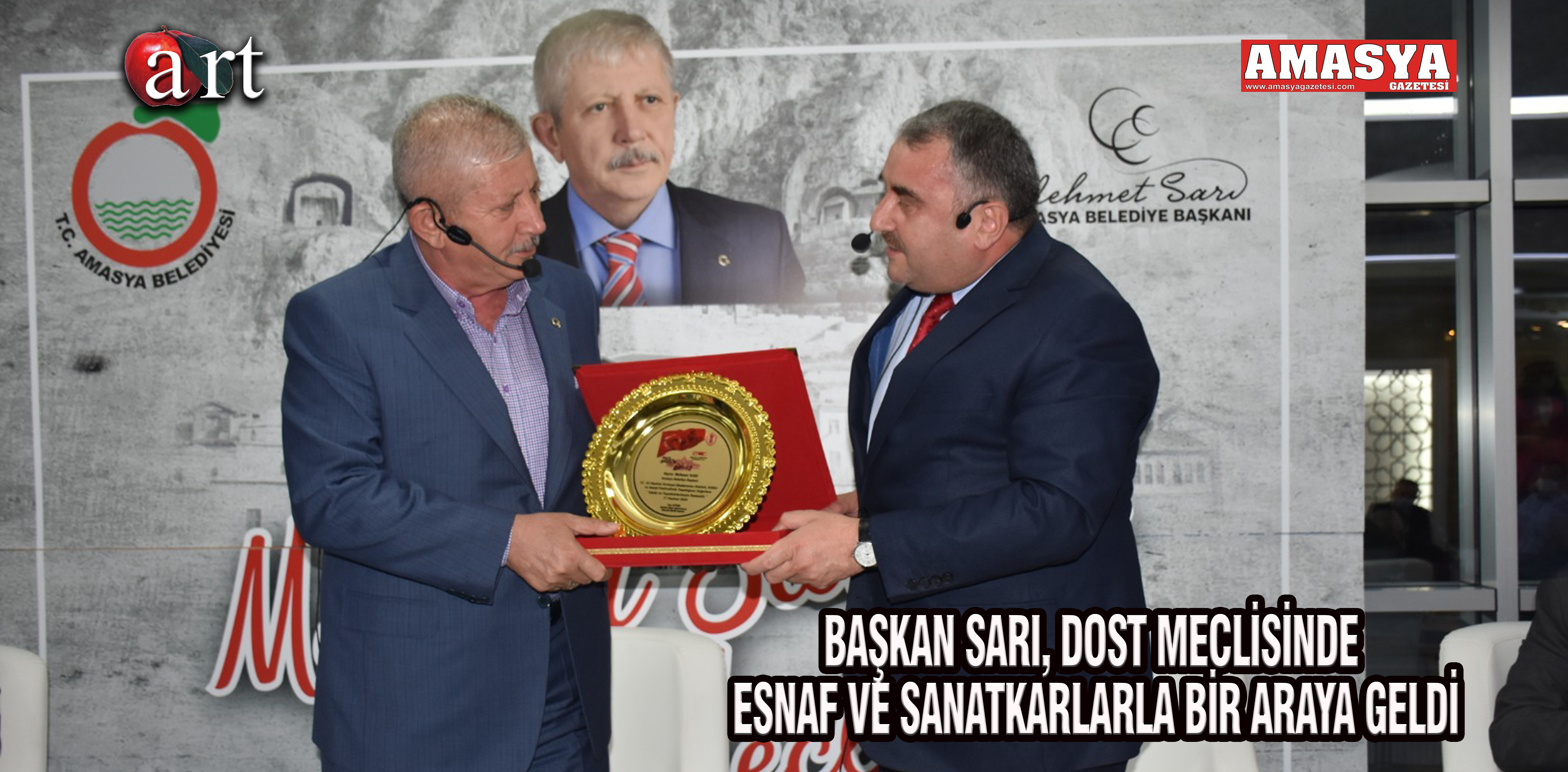 BAŞKAN SARI, DOST MECLİSİNDE ESNAF VE SANATKARLARLA BİR ARAYA GELDİ