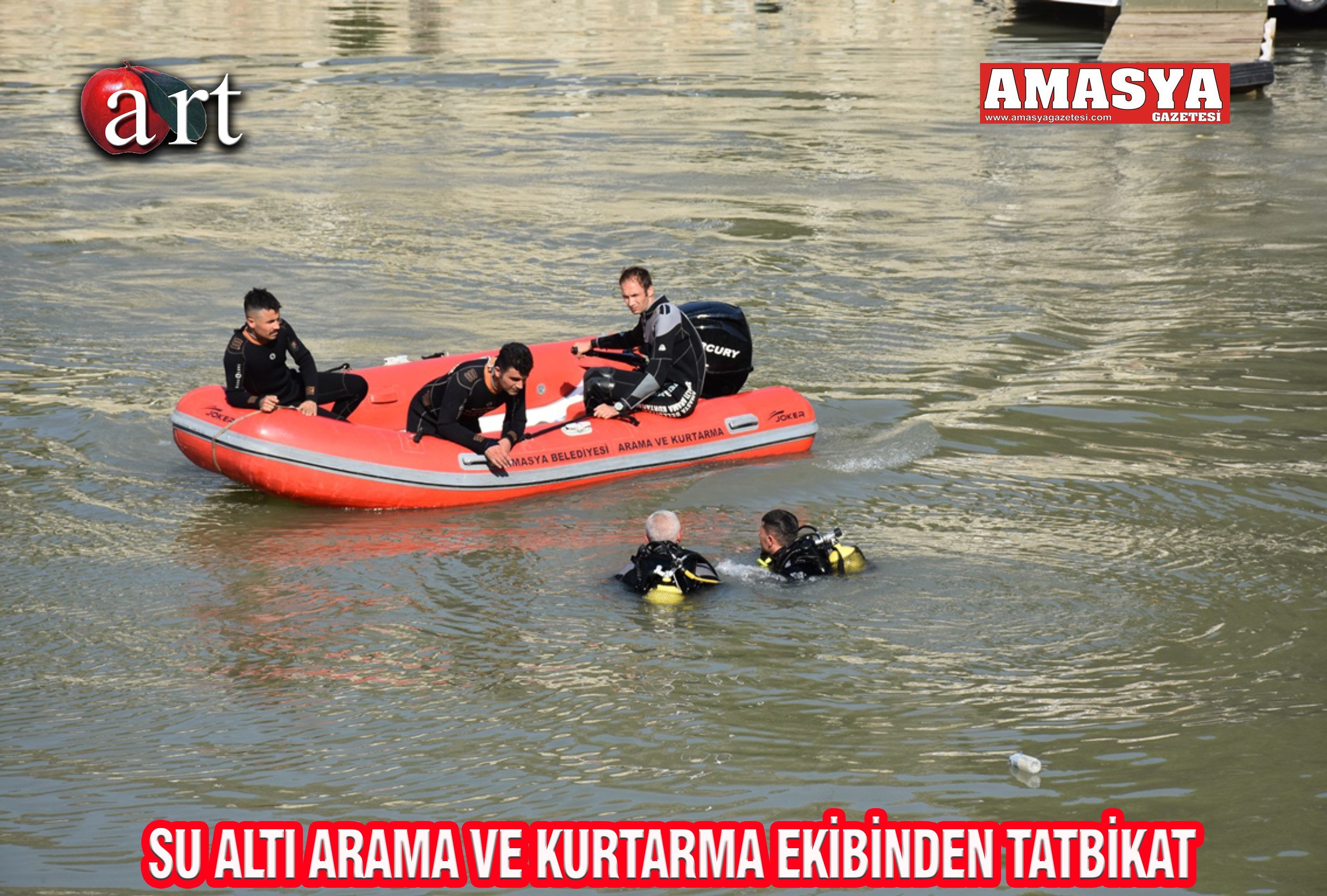 SU ALTI ARAMA VE KURTARMA EKİBİNDEN TATBİKAT