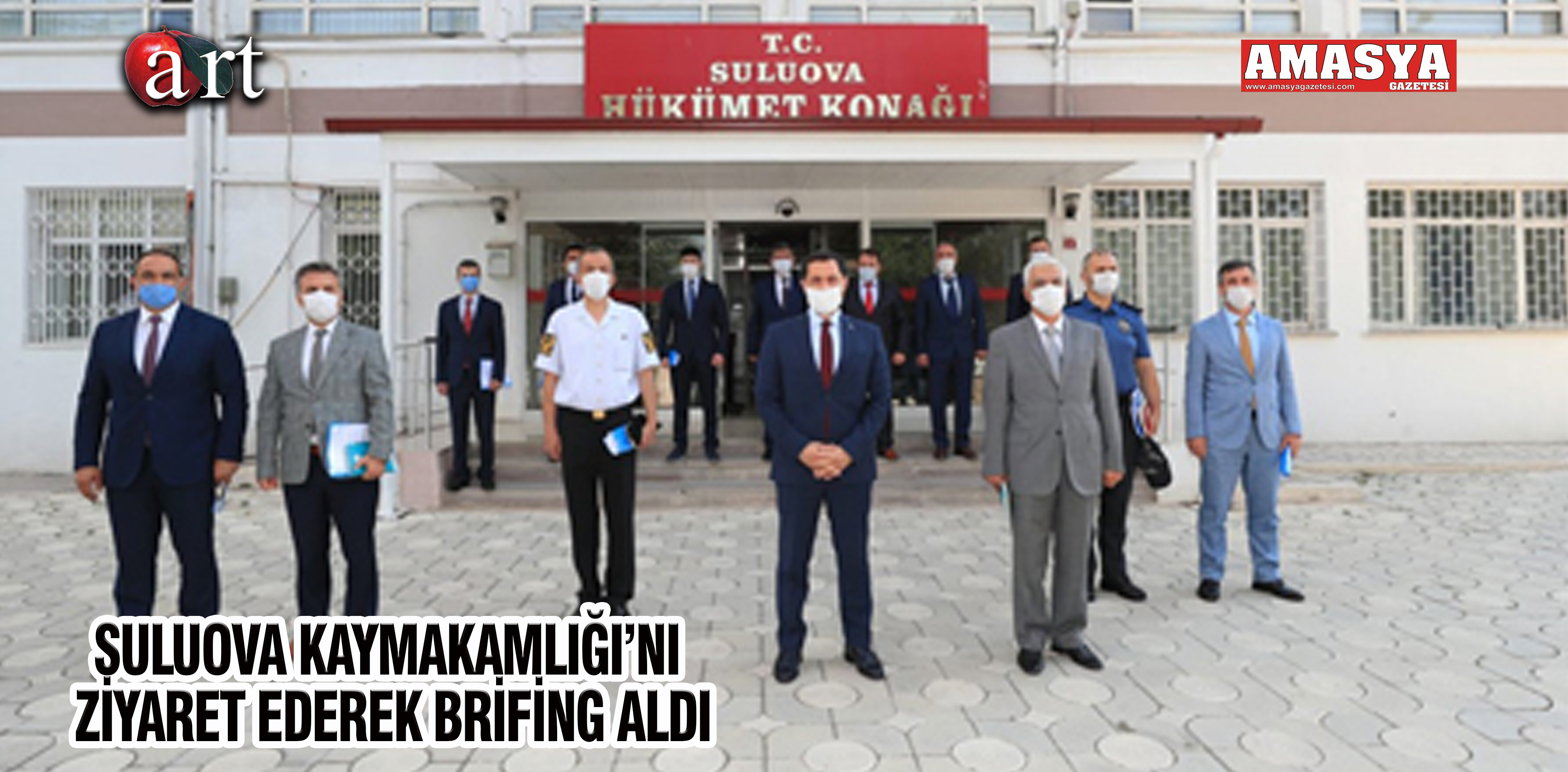 SULUOVA KAYMAKAMLIĞI’NI ZİYARET EDEREK BRİFİNG ALDI