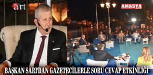 BAKAN SARI GAZETECİLERLE ETKİNLİK