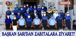 BAŞKAN SARI ZABITA ZİYARETİ