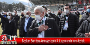 Başkan Sarı’dan Amasyaspor’a 3. Lig yolunda tam destek