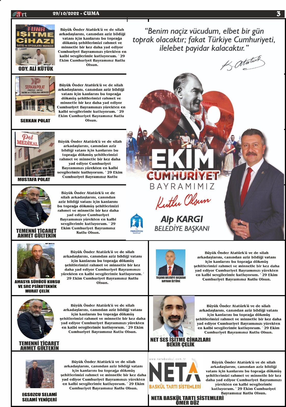 ART AMASYA GAZETESİ